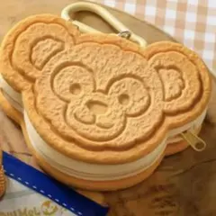 ダッフィー クッキー風 ポーチ カラビナ付き