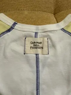 COMMON GULL PRODUCTS タンクトップ ホワイト×イエロー