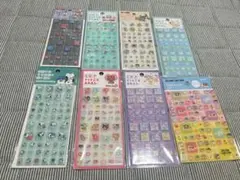 タイルシール(カットシール) 8枚セット サンリオ、トムとジェリ、スヌーピー等