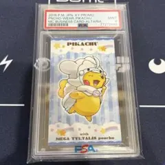 メガタブンネ　名刺カード　ポンチョ　PSA10 ピカチュウ PSA10】 ポンチョ ピカチュウ メガタブンネ 名刺カード 第2弾 プロモ