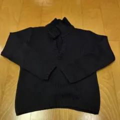 Ralph Lauren ダークネイビー ハイネックセーター M
