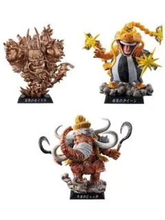 魂豪示像カイドウ キング クイーン3体セット 一番くじ ワンピースフィギュア 魂豪示像 カイドウ キング