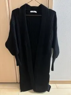 〈GRL グレイル〉前開きロングニットカーディガン　ac1085
