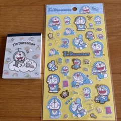 【新品】アイムドラえもん シールシート＆ミニメモ帳 セット