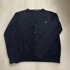 COMME CA ISM★Vネックカーディガン★サイズ160★ブラック黒