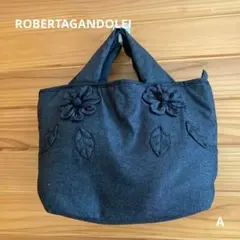 ROBERTAGANDOFI 花付きデニムトートバッグのサムネイル