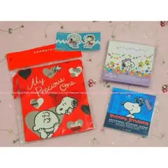 新品⭐SNOOPY スヌーピー USJ巾着＆マグネット ノベルティ付箋等 セット