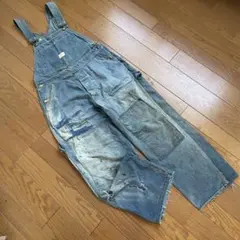 鳥*頭様 50s 60s sears デニム オーバーオール フェード 襤褸のサムネイル