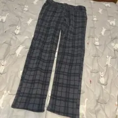 裏起毛　チェック　スキニー　パンツ　Lサイズ　BACKNUMBER