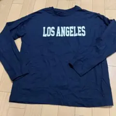 GU ネイビー　ロンT 150cm