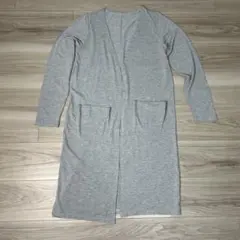 【KOBE LETTUCE】ポケット付きロングカットソーオープンカーディガン