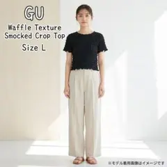 黒い半袖トップス Lサイズ GU