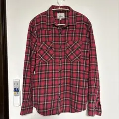 Levi's Lサイズ 長袖ネルシャツ レッドチェック　　古着　アメカジ