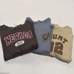Tシャツ 3枚セット　デビロック　130㎝　まとめ売り