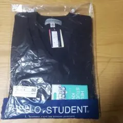 HELLO STUDENT Vセーター 紺 M