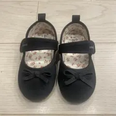 conoco バースデイ　フォーマル　靴　シューズ　黒　ブラック　リボン