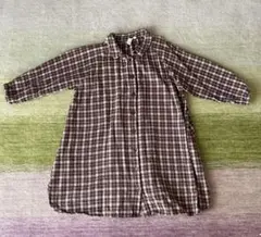 ワンピース　キッズ　チェック　サイズ90ぐらい