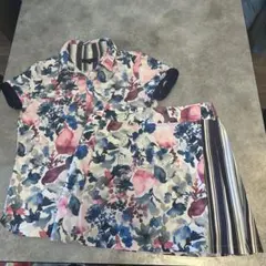 Callaway レディース ポロシャツ L 花柄　キャロウェイ