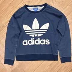 adidas アディダス トレフォイル スウェット ネイビーのサムネイル