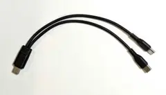 多機能2 in 1 USBタイプC Yスプリッタケーブル SAC-125