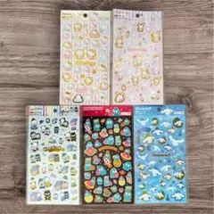 箔押しシール5枚セット