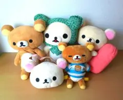 リラックマ コリラックマ ぬいぐるみ 4体セット MINISO限定 - メルカリ