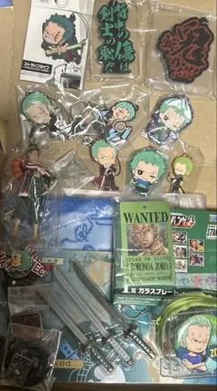 ONE PIECE ゾロ　ラバスト　1番くじ　キーホルダー　タオル他色々20点