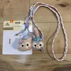香港ディズニー　スマホストラップ　リーナベル　ステラルー　ストラップ　ダッフィ