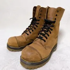 希少　ドクターマーチン　イングランド製　10ホールブーツ　UK4　ブラウン　茶色