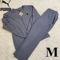 プーマ PUMA セットアップ　上下セット　カーディガン　ゴルフ　グレー　M