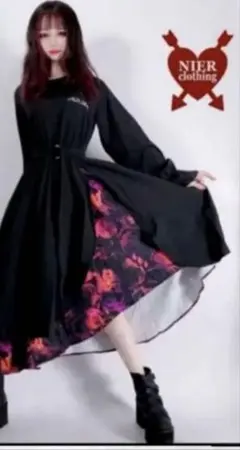 NieR ワンピース 2点セット 赤薔薇 青