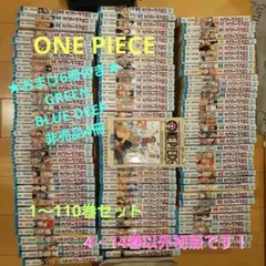 ONE PIECE 1〜110巻セット 4・14巻以外初版 おまけ6冊付き - メルカリ