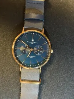 Salvatore Marra 腕時計 ネイビー×ゴールドのサムネイル