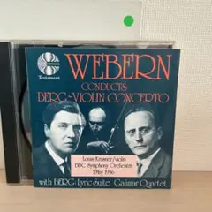 WEBERN CONDUCTS BERG-VIOLIN CONCERTO