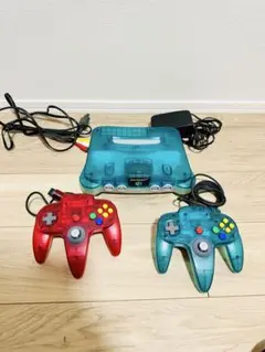 【拡張パック付き】 NINTENDO64 クリアブルー 本体 ＊注意事項