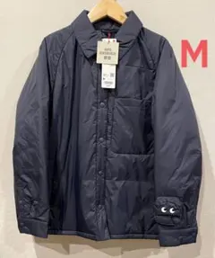 UNIQLOアニヤハインドマーチパフテックシャツジャケットMネイビーユニクロ