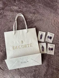 DECORTE ショップ袋とサンプルパウチセット