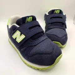 13.5cm ニューバランス 373 ネイビー/ライム　クリーニング済み
