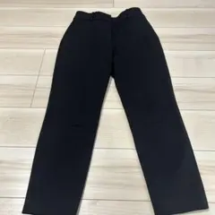 プラステ　スティックパンツ　コットンブレンド　S ブラック