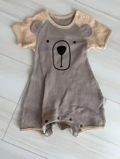 BREEZE くま 半袖ロンパース　70cm