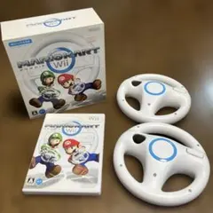 【動作確認済】マリオカートWii ＋ハンドル2個