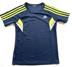 【adidas】アディダス　climacool ネイビー Tシャツ　150