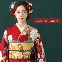 成人式 振袖 フルセット 正絹 赤地 古典 165cm~175cm用【965】 - メルカリ