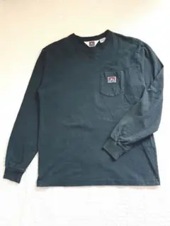 BEN DAVIS ワーク ポケットロンT フェード M