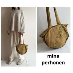 【希少】ミナペルホネン ミャオバッグ　plover 茶色 2026年最新】mina perhonen ミャオバッグの人気アイテム - メルカリ