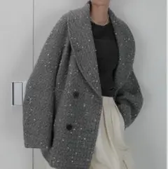 MINAMI TANAKA×CLANE OVER TWEED COAT