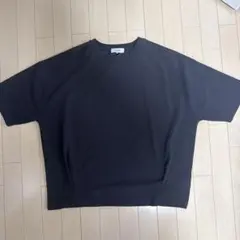 PLUS ONE メンズ 半袖Tシャツ ブラック Mサイズ