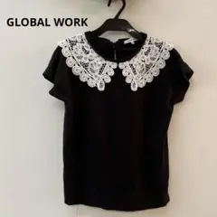 GLOBAL WORK 黒Tシャツ 150cm 半袖