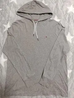 TOMMY HILFIGER パーカー グレー Lサイズ