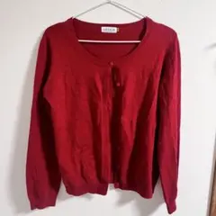 LEPSIM LOWRYS FARM 赤 カーディガン